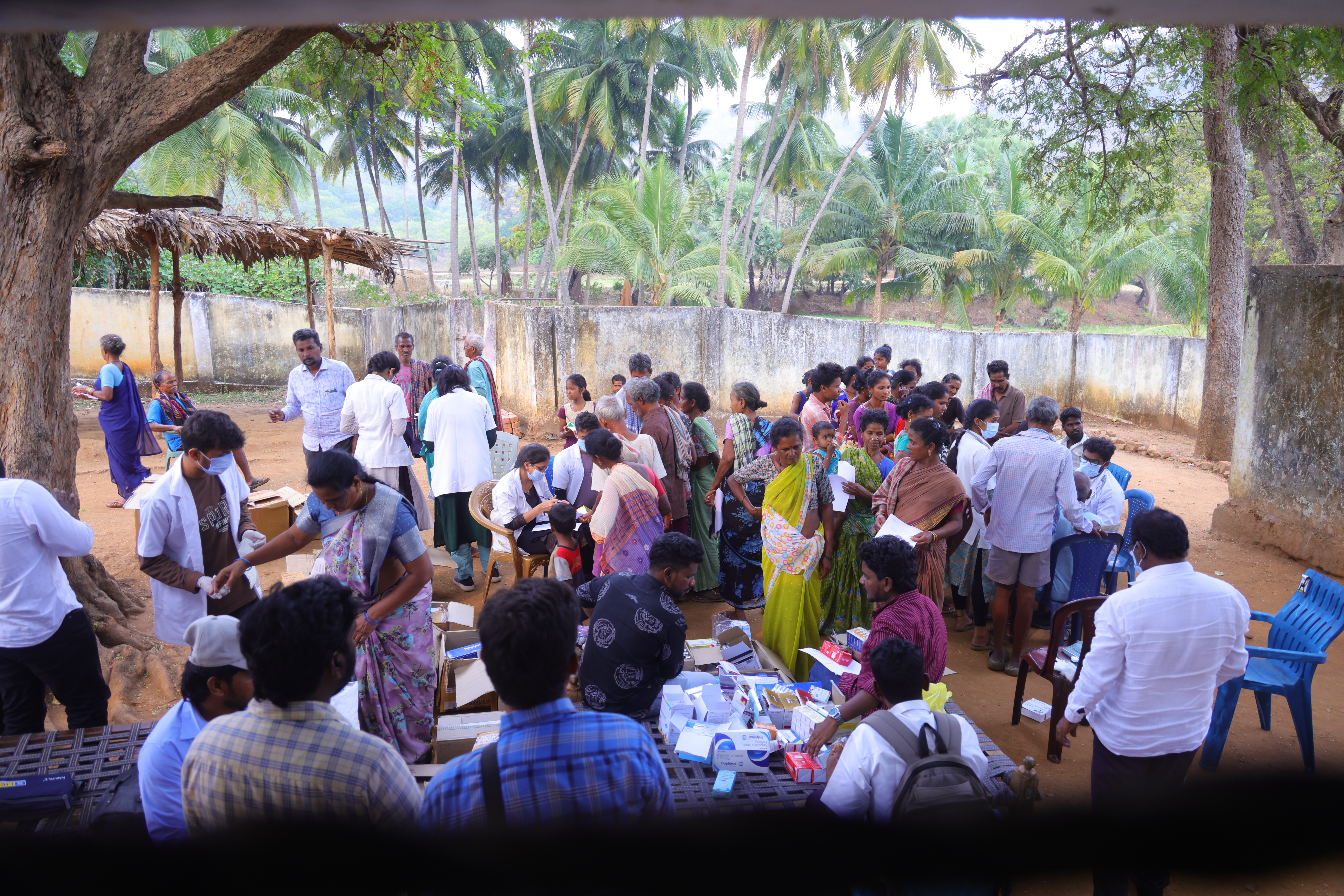 Medical camp serving the local community