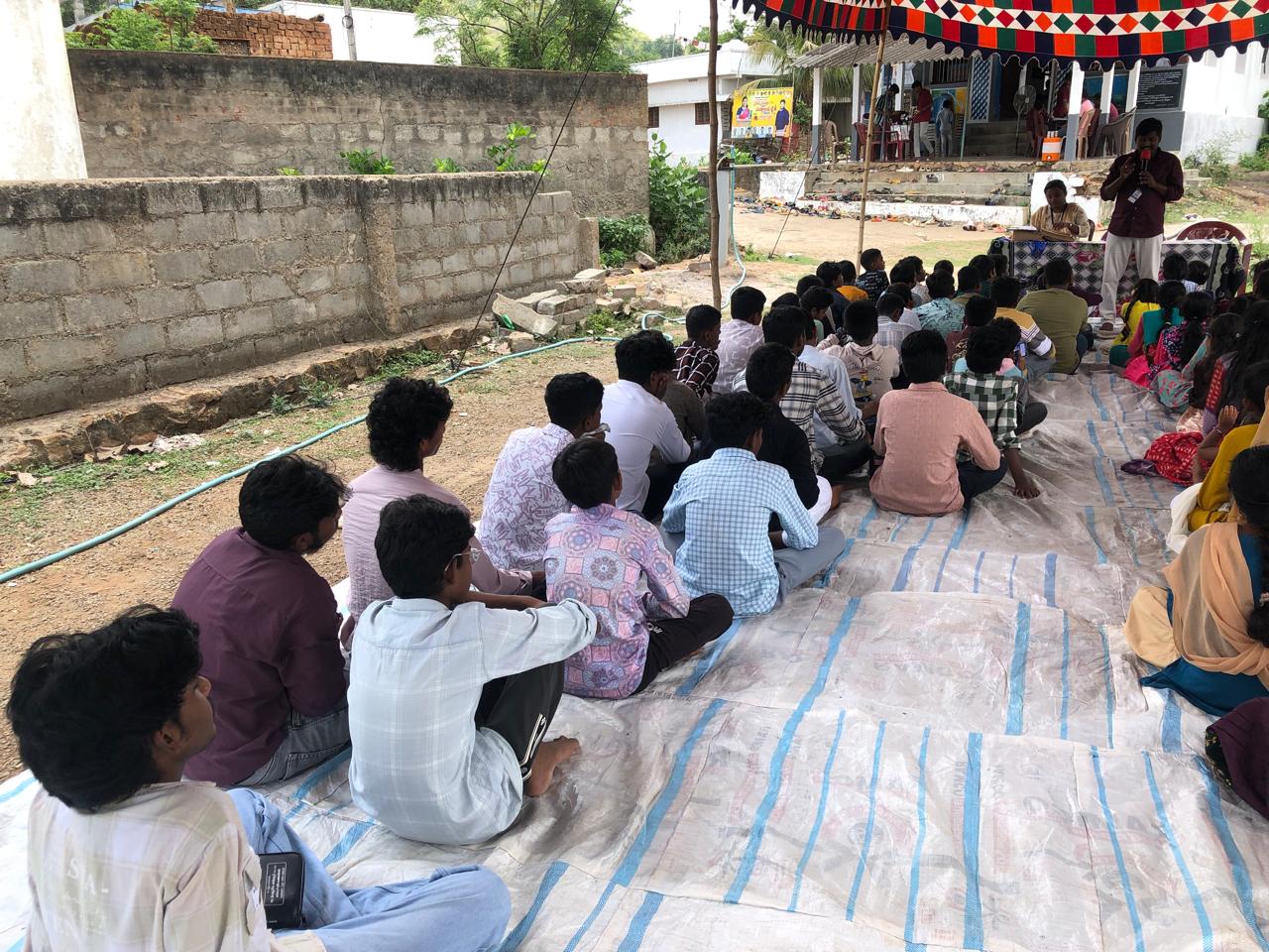 Monthly support being handed over